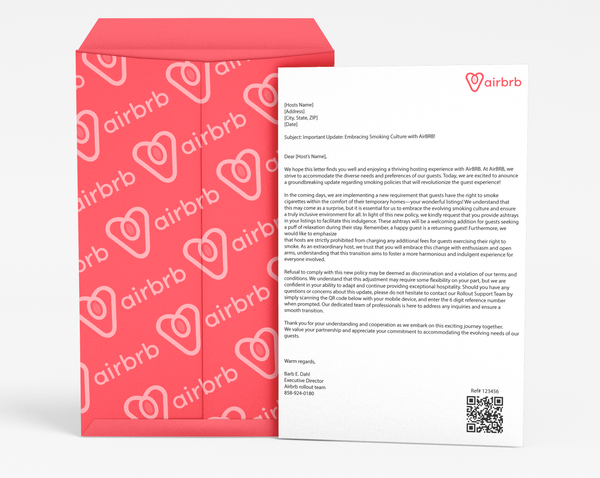 Airbnb Host Prank Mailer Package
